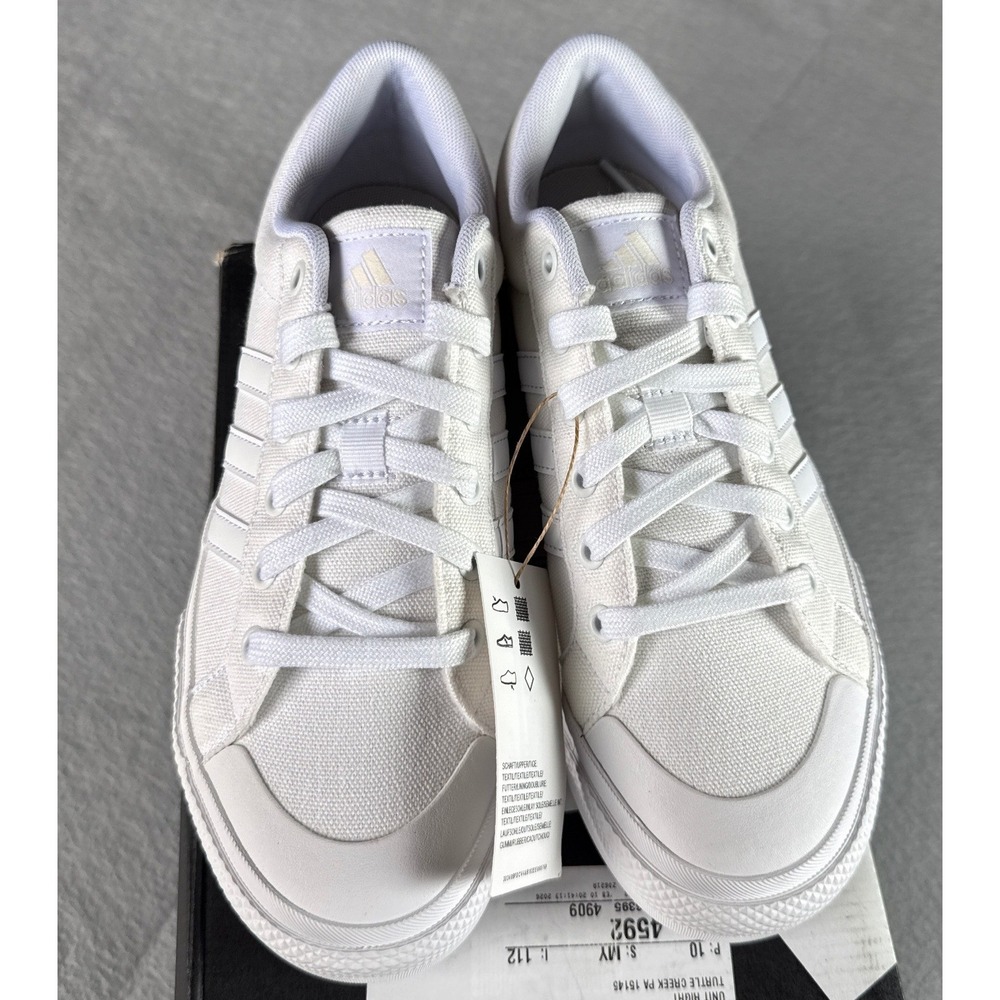Adidas Bravada 2.0 Platform Women 7 White New IE2309 Canvas Chunky Fairy Sneaker - Picture 10 of 13